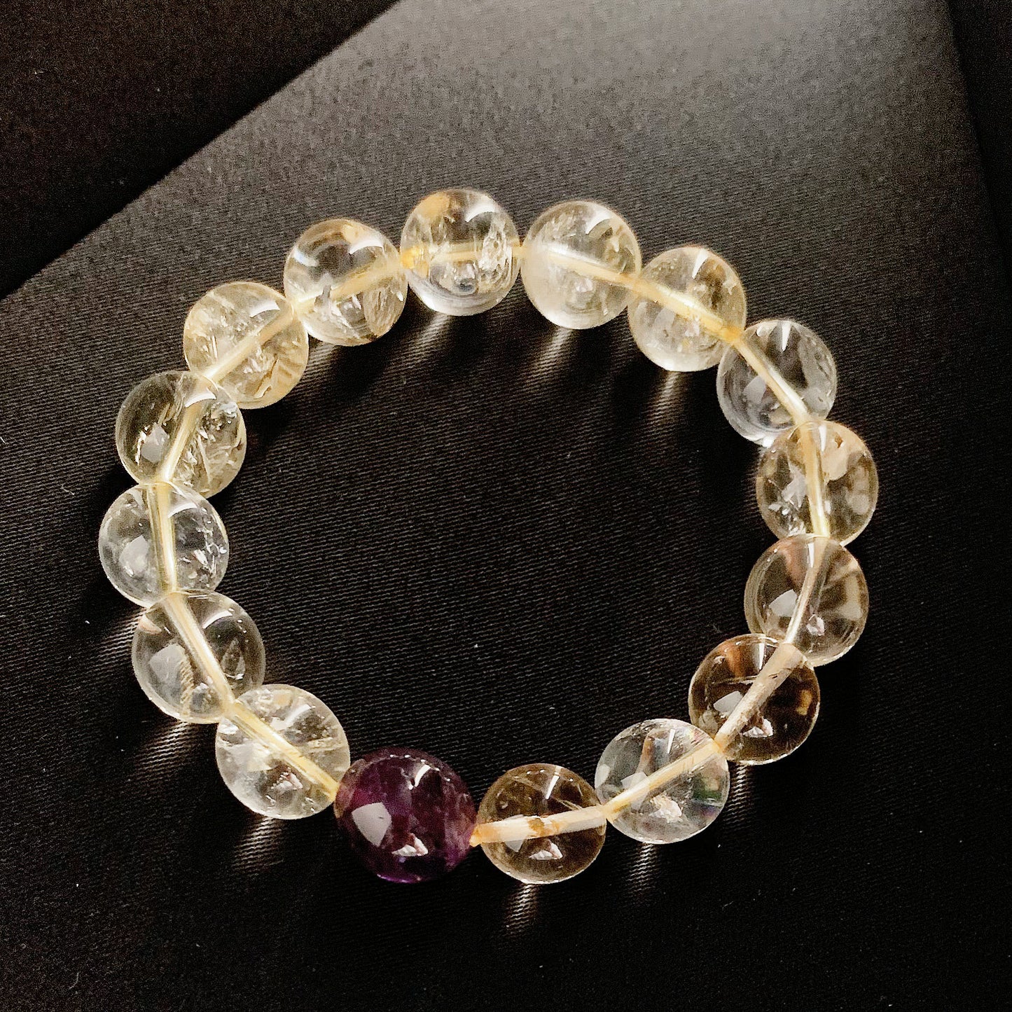 【LUCKYORE-A25010】Wealth Stone - Yellow Crystal Bracelet