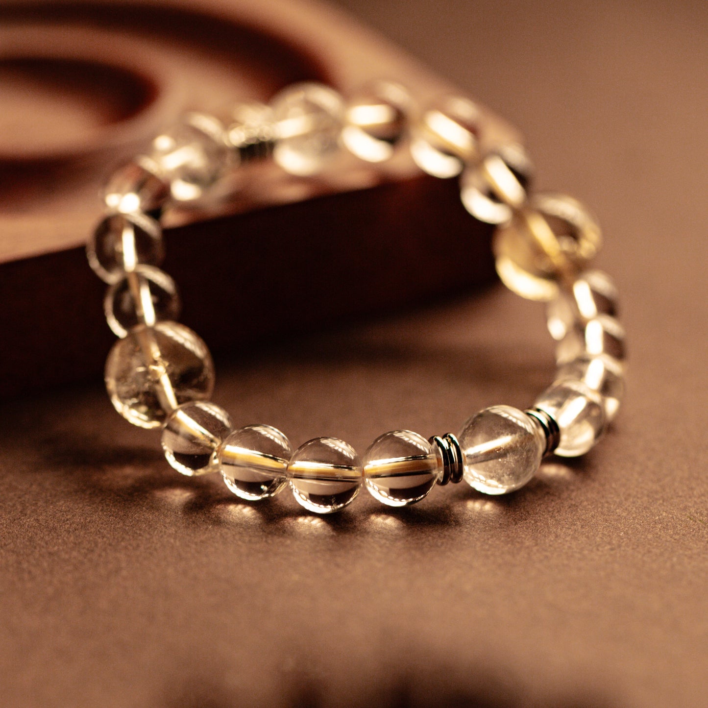【LUCKYORE-A25021】White crystal high energy bracelet