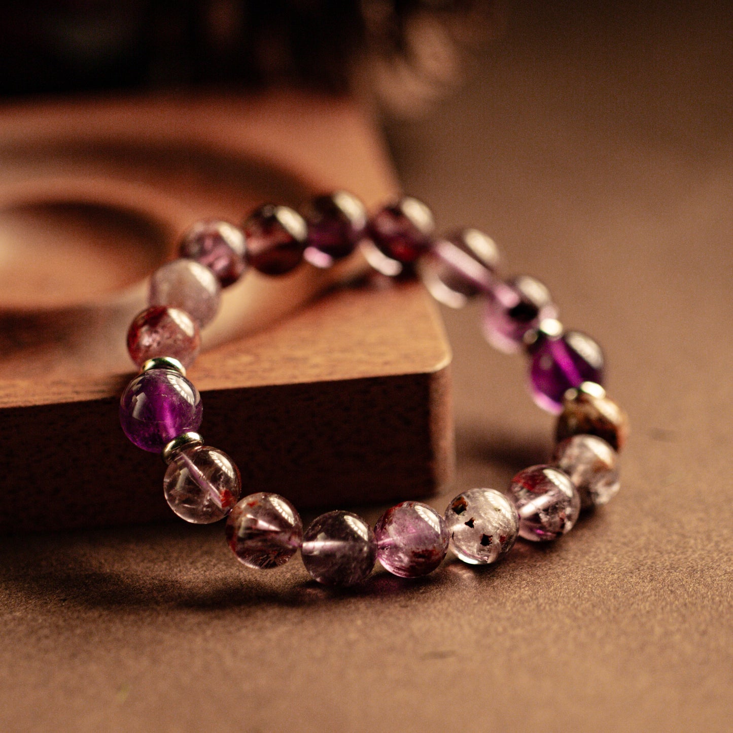 【LUCKYORE-A25025】Super Seven Crystal Energy Bracelet