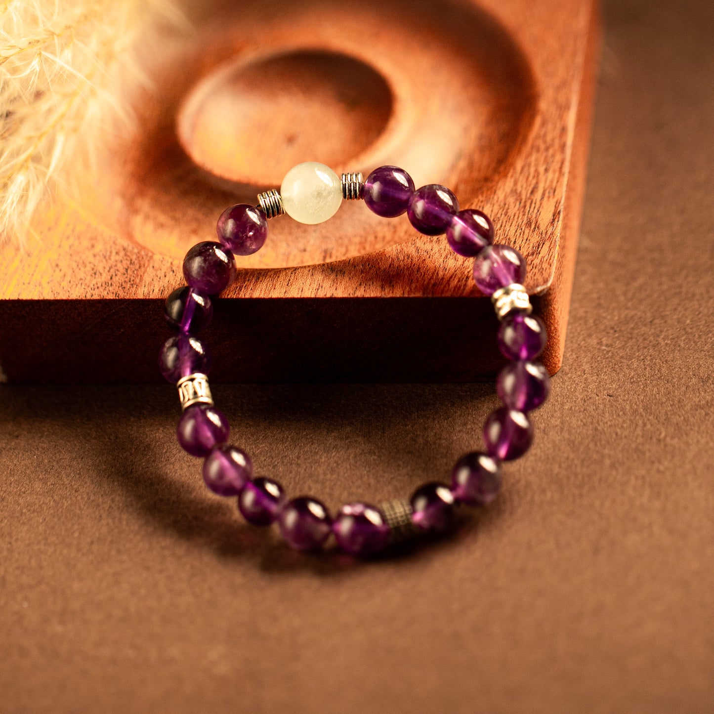 【LUCKYORE-A25007】Natural Amethyst Bracelet