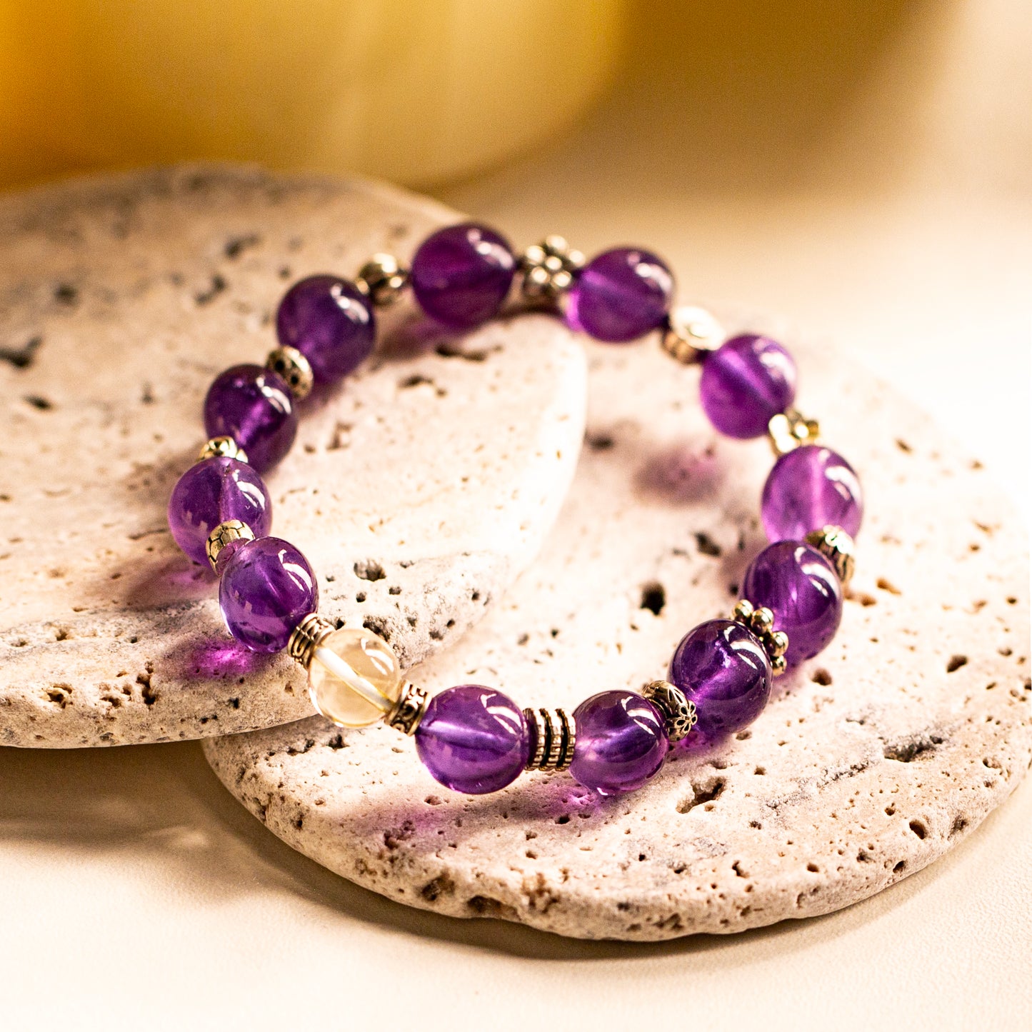 【LUCKYORE-A25012】Natural Amethyst Bracelet