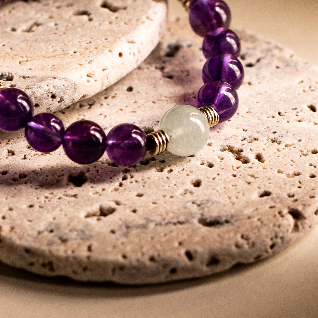 【LUCKYORE-A25007】Natural Amethyst Bracelet