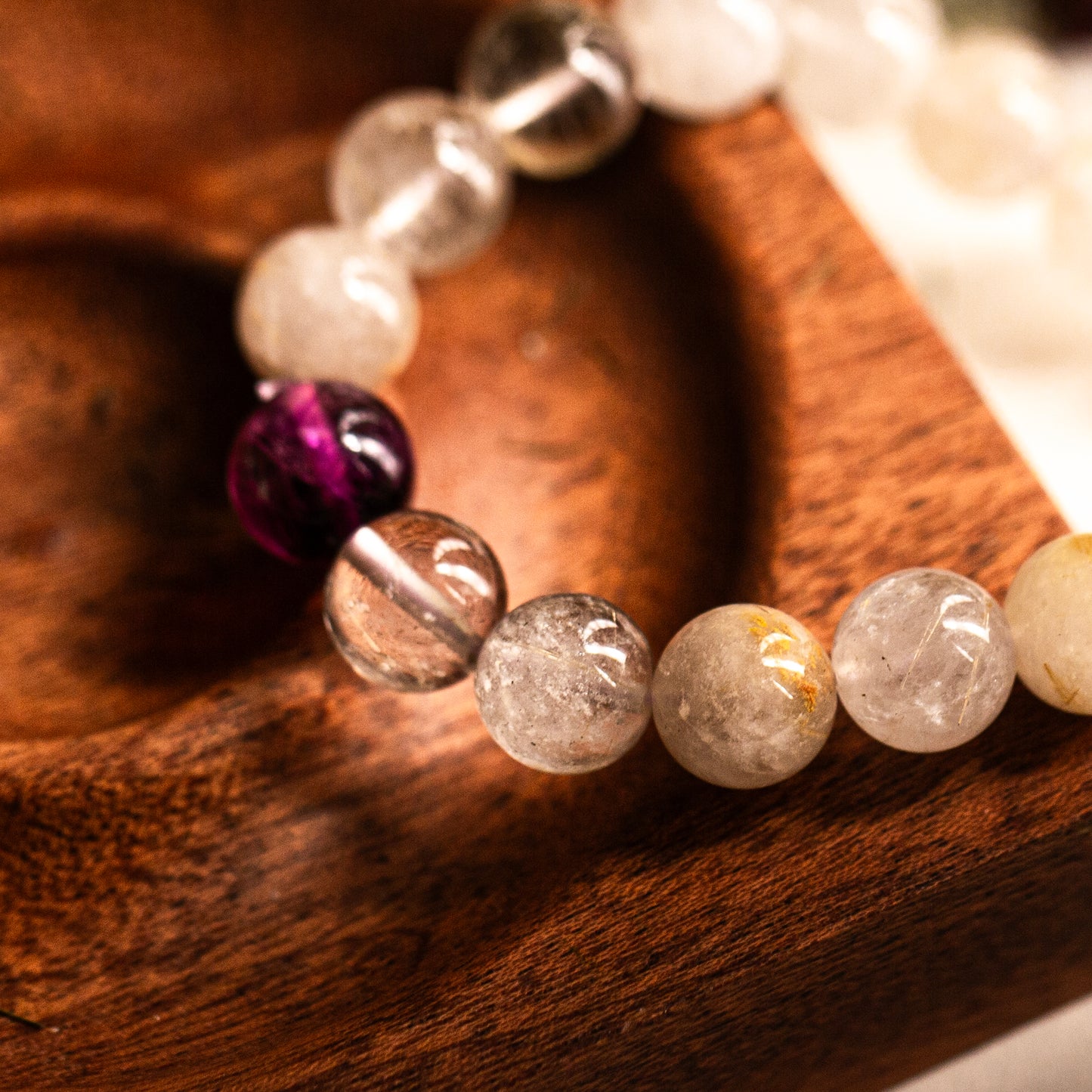 【LUCKYORE-A25004】White Crystal High-Energy Bracelet