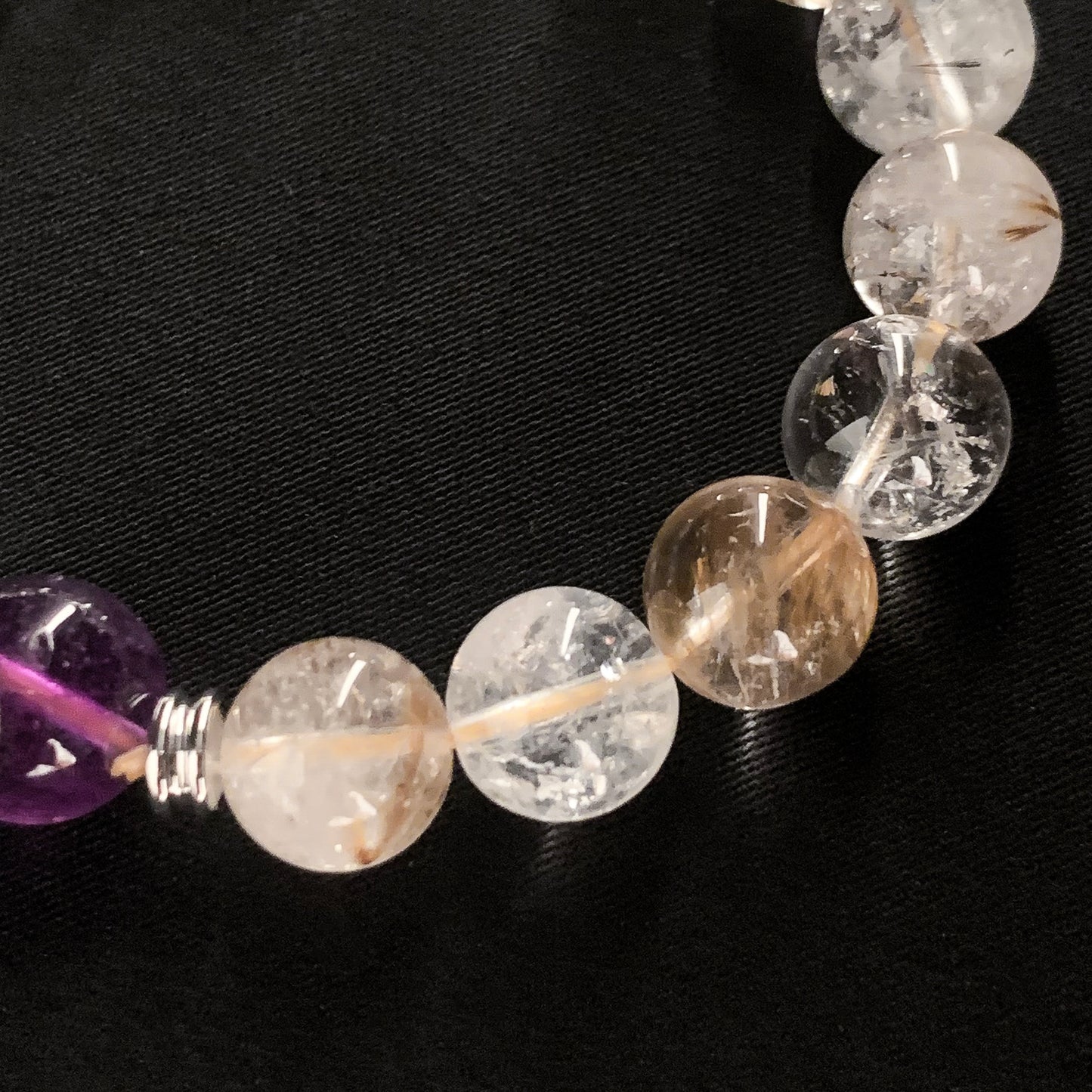 【LUCKYORE-A25015】Natural White Quartz Bracelet
