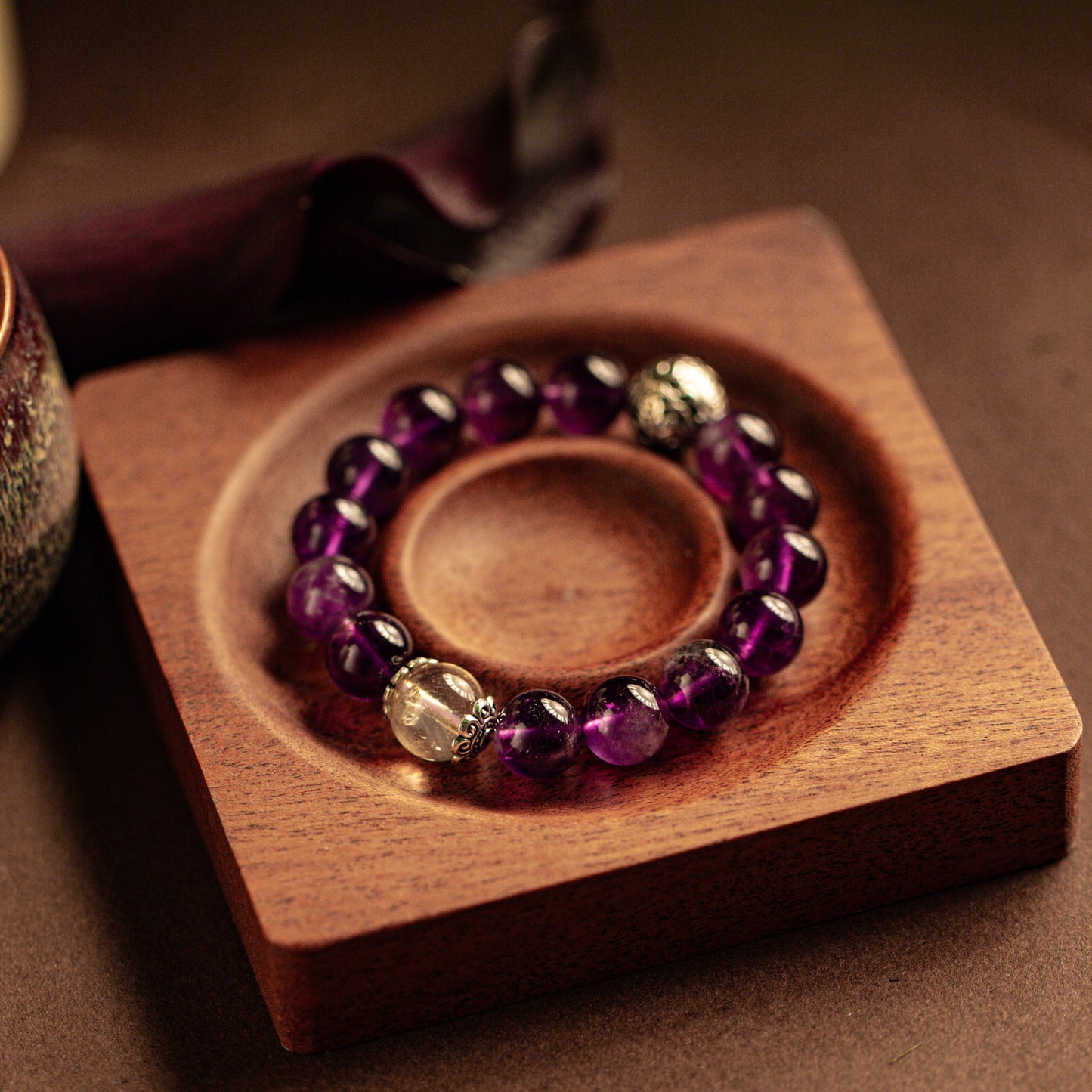 【LUCKYORE-A25020】Amethyst High Energy Bracelet