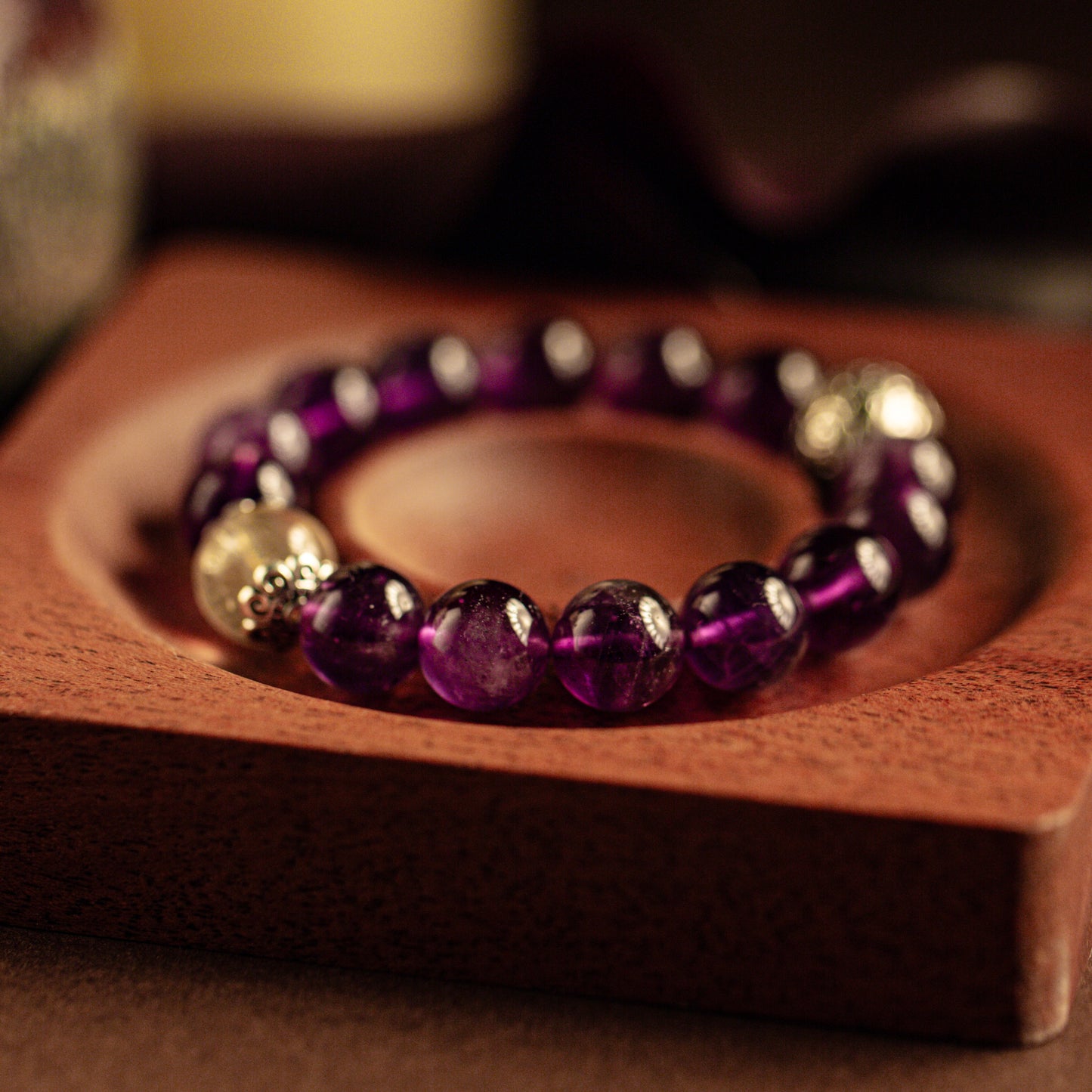 【LUCKYORE-A25020】Amethyst High Energy Bracelet