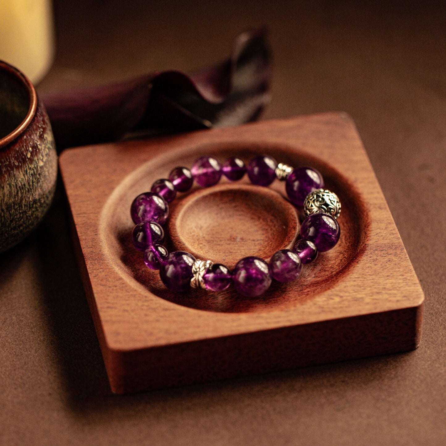 【LUCKYORE-A25020】Amethyst High Energy Bracelet