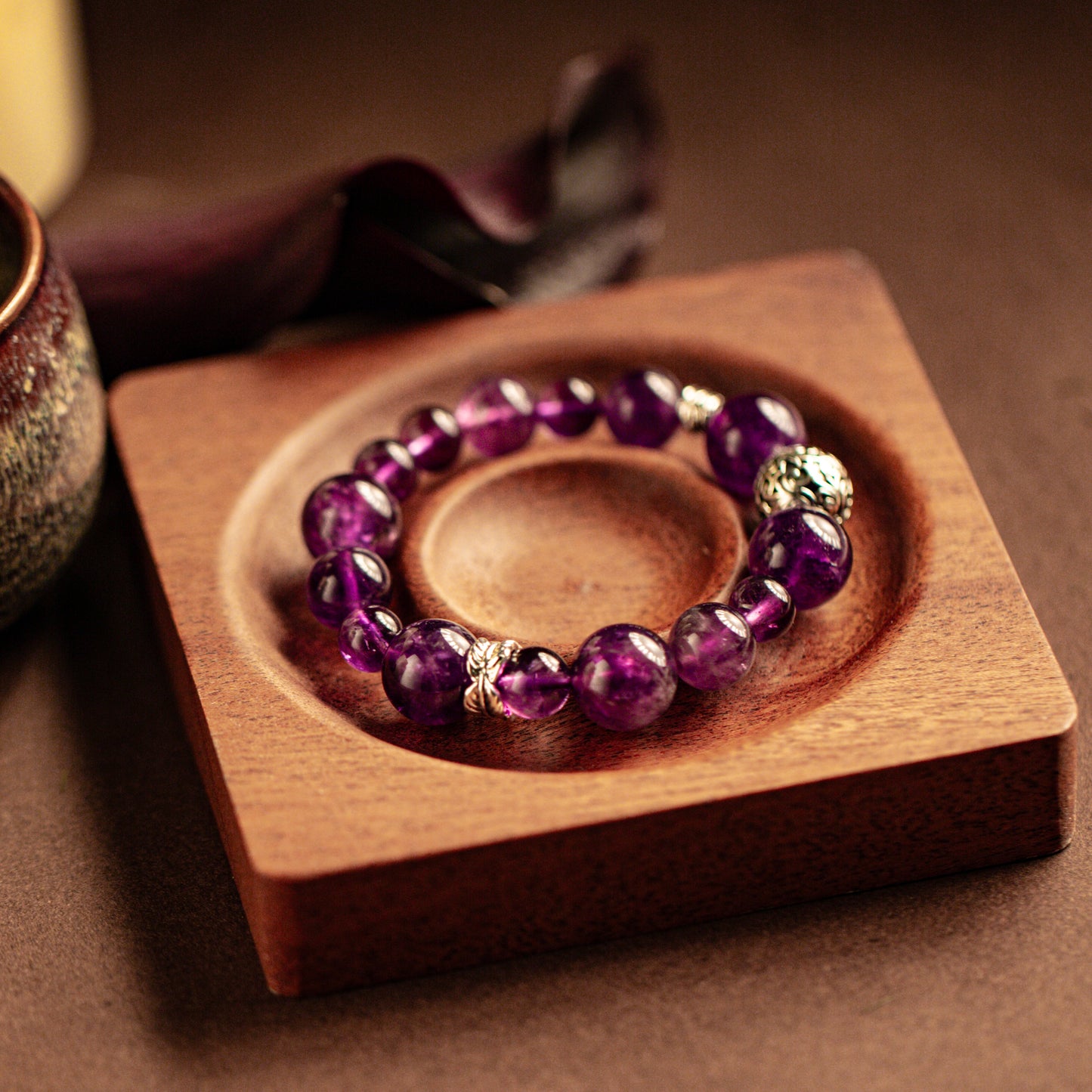 【LUCKYORE-A25020】Amethyst High Energy Bracelet