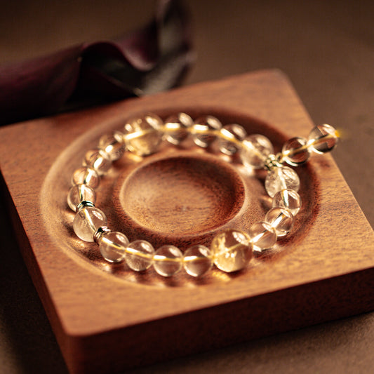 【LUCKYORE-A25021】White crystal high energy bracelet