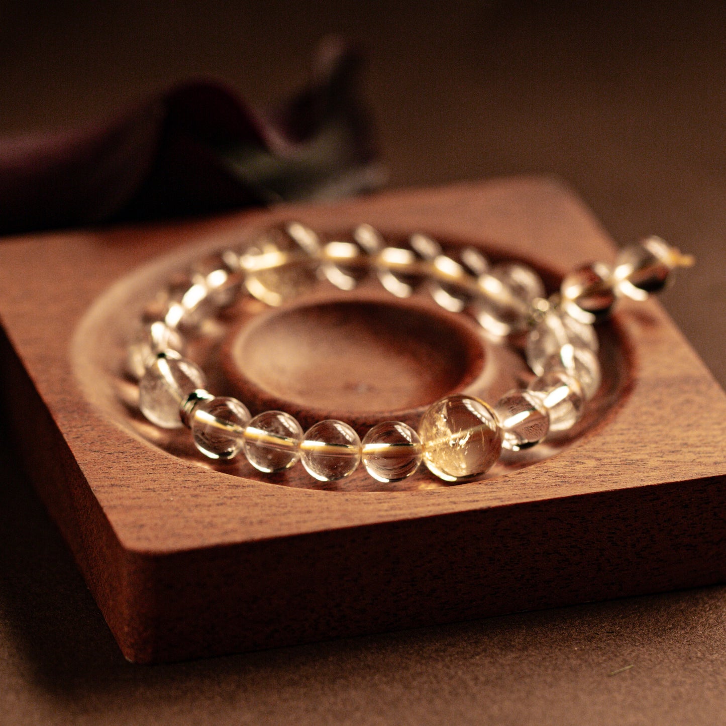 【LUCKYORE-A25021】White crystal high energy bracelet