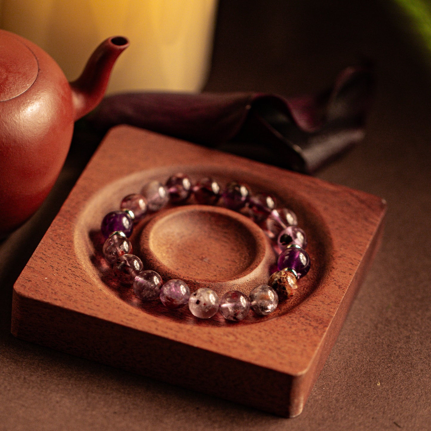 【LUCKYORE-A25025】Super Seven Crystal Energy Bracelet