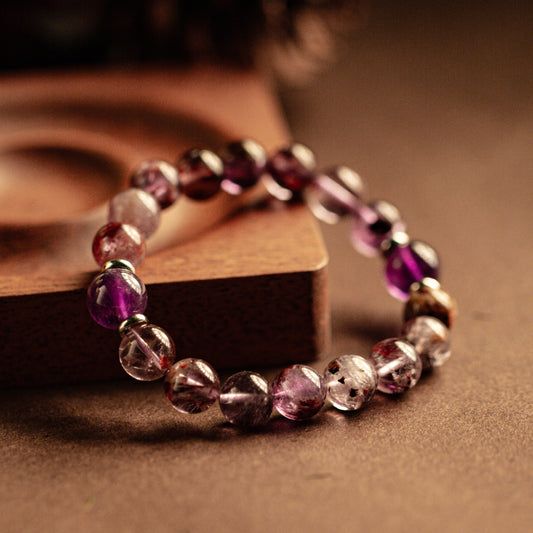 【LUCKYORE-A25025】Super Seven Crystal Energy Bracelet