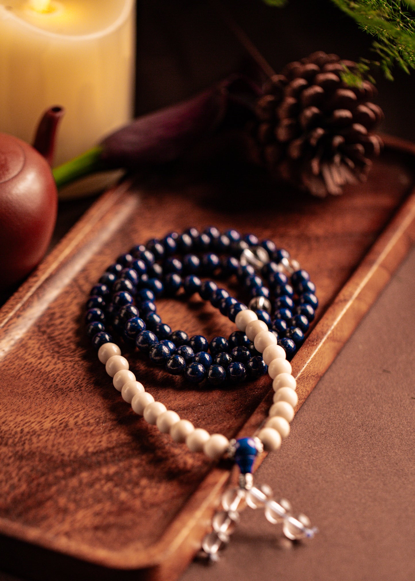 【LUCKYORE-B25001】Lapis Lazuli Rosary | Spiritual Resonance