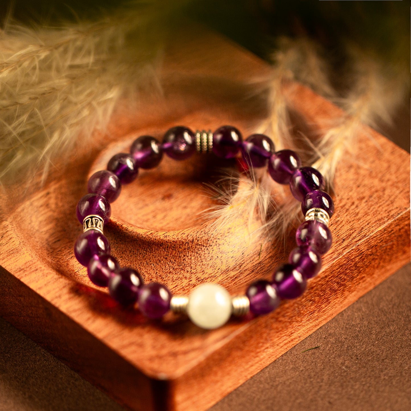 【LUCKYORE-A25007】Natural Amethyst Bracelet