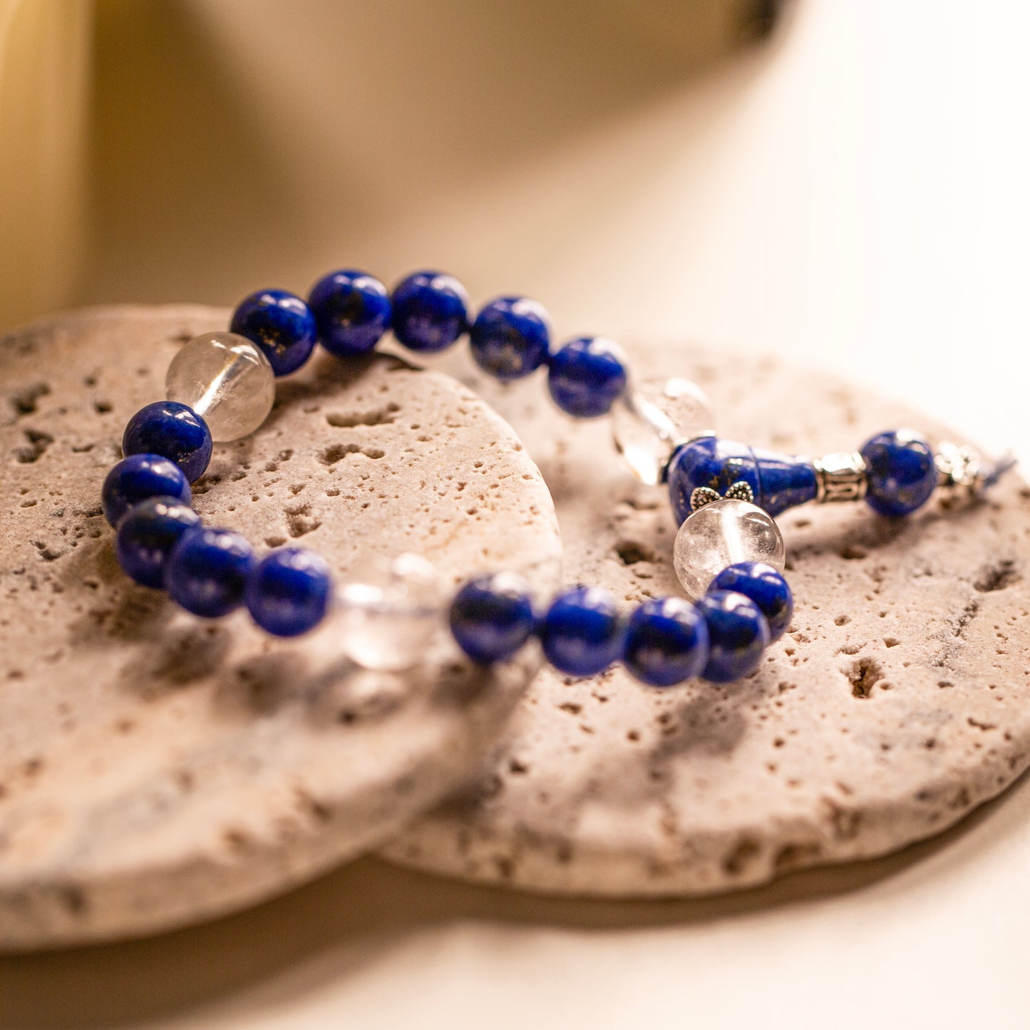 【LUCKYORE-A25018】Lapis Lazuli Buddhist Beads Bracelet