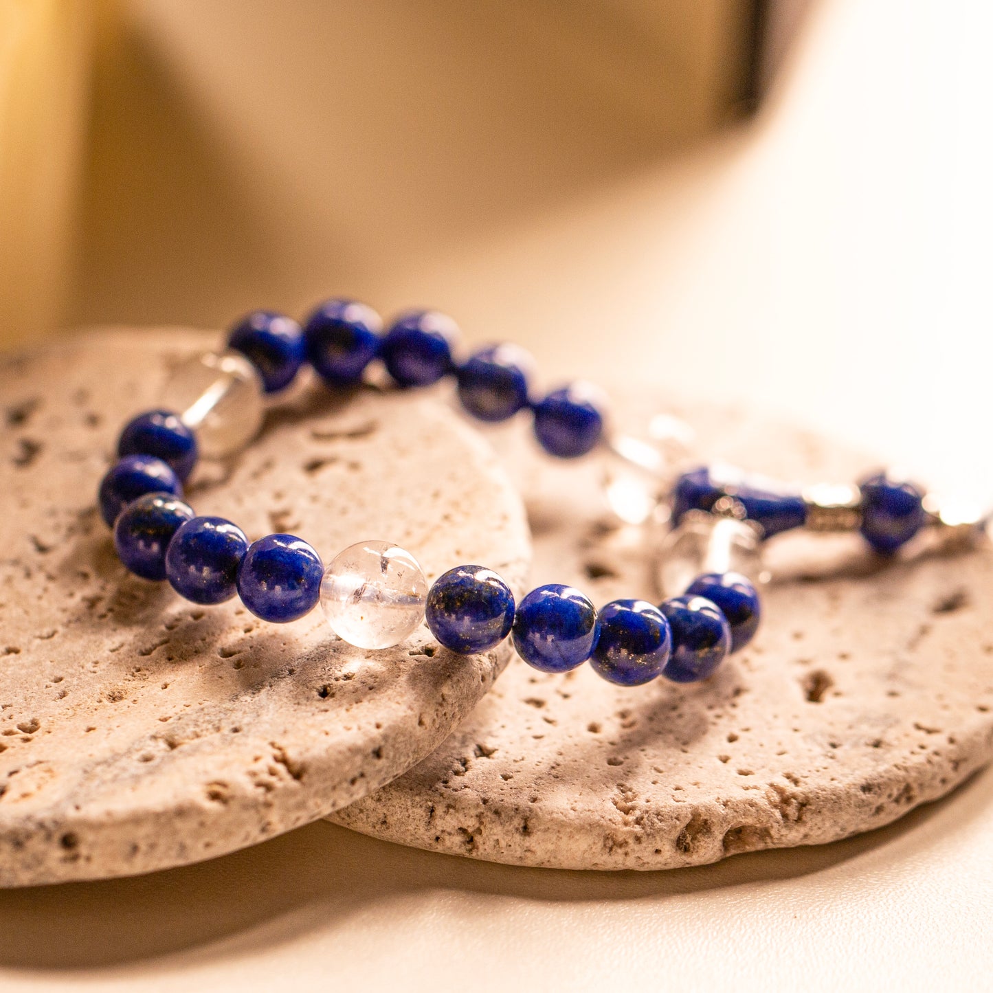 【LUCKYORE-A25018】Lapis Lazuli Buddhist Beads Bracelet