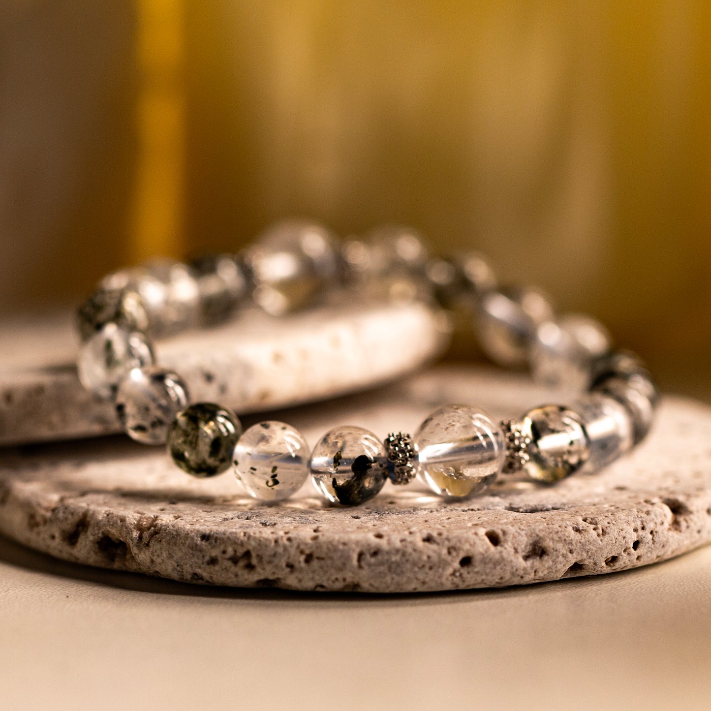 【LUCKYORE-A25011】Black Super Seven Crystal Bracelet
