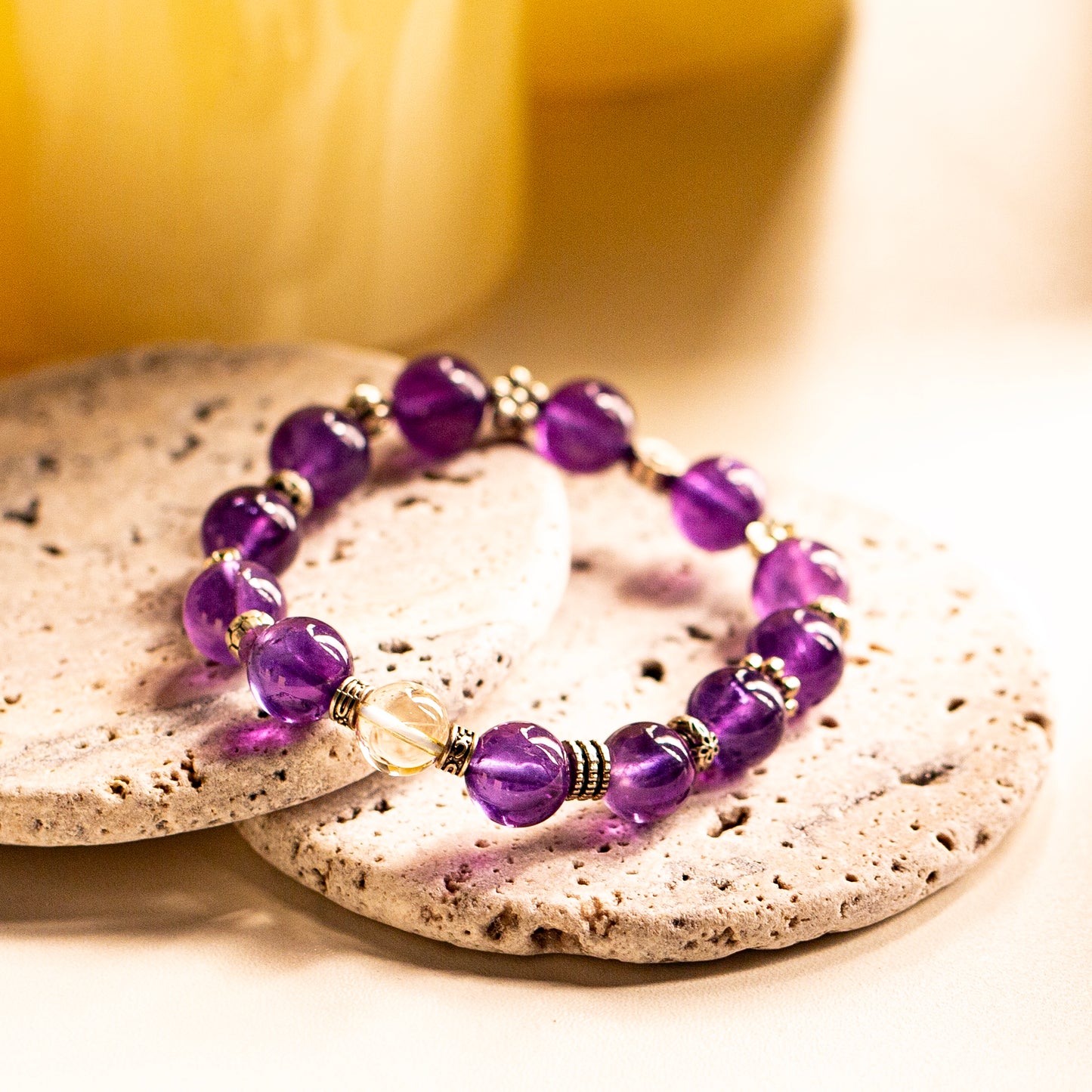 【LUCKYORE-A25012】Natural Amethyst Bracelet
