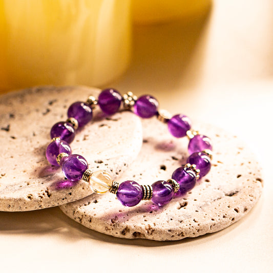 【LUCKYORE-A25012】Natural Amethyst Bracelet